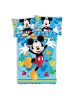 Mickey Joyful Kinderbettwäsche 100×135cm, 40×60cm