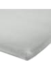 Single-Jersey Topper-Spannbettlaken Denver in silber