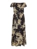 Damen Kleid in Schwarz Blume