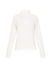 Damen Fleecepullover in Weiss