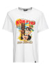 King Kerosin Print T-Shirt KON-TIKI in weiß