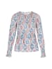 Women Blouse in blue multicolor