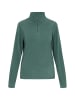 Damen Fleecepullover in College Grün
