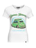 Queen Kerosin T-Shirt Los Angeles in offwhite
