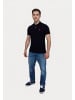 Poloshirt in schwarz