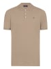 Polo Shirt Kurz Arm in Beige