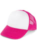 Mesh Cap in Weiß-Himbeer