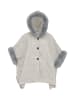 Damen Poncho in Wollweiss