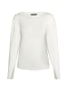 Damen Strickpullover in Wollweiss