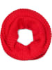 Strick Loop Schal in Rot