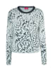 Damen Pullover in WEISS SCHWARZ