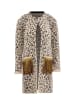 Damen Strickjacke in Beige Schwarz