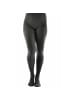 Blickdichte und warm 60 DEN Mikrofaser Strumpfhose ohne Muster in Graphit Grau