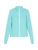 Damen Jacke in Türkis Wollweiss