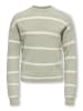 Pullover KOGFRANCA SHORT L/S STRIPE KNT in desert sage