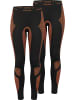 2 x Thermounterhose Lange Skiunterwäsche für Damen in Orange