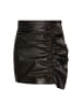 Damen Lederrock in Schwarz