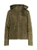 Damen Leicht Wattierte Jacke in Militäroliv