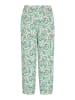 Women Pants in green multicolor