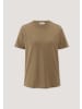 T-Shirt in camelbraun