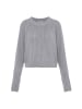 Damen Pullover in HELLGRAU MELANGE