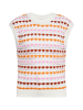 Damen Pullunder in ORANGE MEHRFARBIG