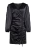 Damen Minikleid Aus Satin in Schwarz