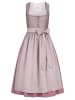Dirndl lang Adele in Altrosa