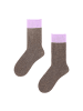 Socken Cosmic Block wärmend in Cosmic brown