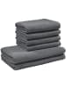 Frottier, Leichtfrottier Frottier-Set 6-teilig Oceanside in anthrazit