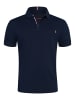 Poloshirt - RRGALENA Kurzarm Polo-Hemd T-Shirt in Piqué-Qualität in Navy