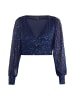 Damen Longsleeveshirt in Marine
