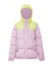Damen Wattierte Steppjacke in Macaron Pink Saure Limette