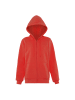 Damen Kapuzenjacke in Sommerrot