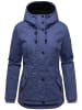 Winterjacke Bikoo in Blue Violet with black fur