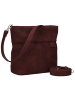 Beuteltasche Mademoiselle M8 in Nubuk-Bordeaux