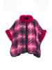 Women Poncho in Pink