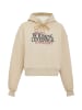 Damen Kapuzenpulli in Beige