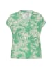 Women Blouse in green white