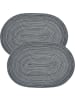 Tischset 2er-Pack Silves in anthrazit
