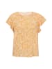 Women Blouse in Yellow White