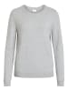 Dünner Rundhals Strickpullover VIRIL in Grau-2