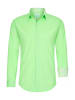 Pastell Hemd S - 6XL Slim Fit Cotton-Stretch in Meadow