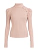 Damen Rippstrick Pullover in Pink