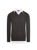 Pullover Mock in Grau