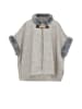 Women Poncho in Wollweiss