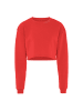 Damen Sweatshirt in Sommerrot