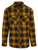 Flanell Shirt in black/yellow