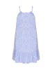 Women Dress in blue white
