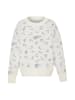 Damen Strickpullover in Wollweiss